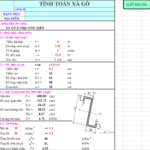 File excel tính toán xà gồ thép hộp