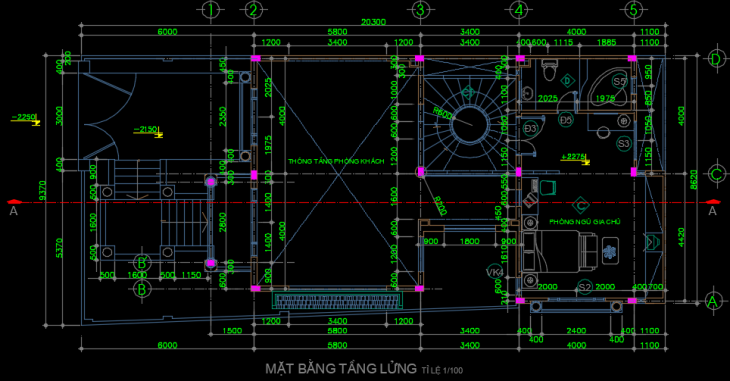 Biệt thự 5 tầng 8.5x20m