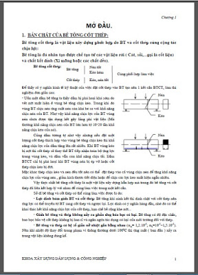 Giáo trình BTCT - Phần cấu kiện cơ bản