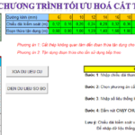 Chương trình tối ưu hóa cắt thép