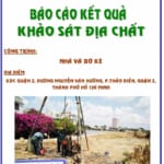 Báo cáo khảo sát xây dựng công trình