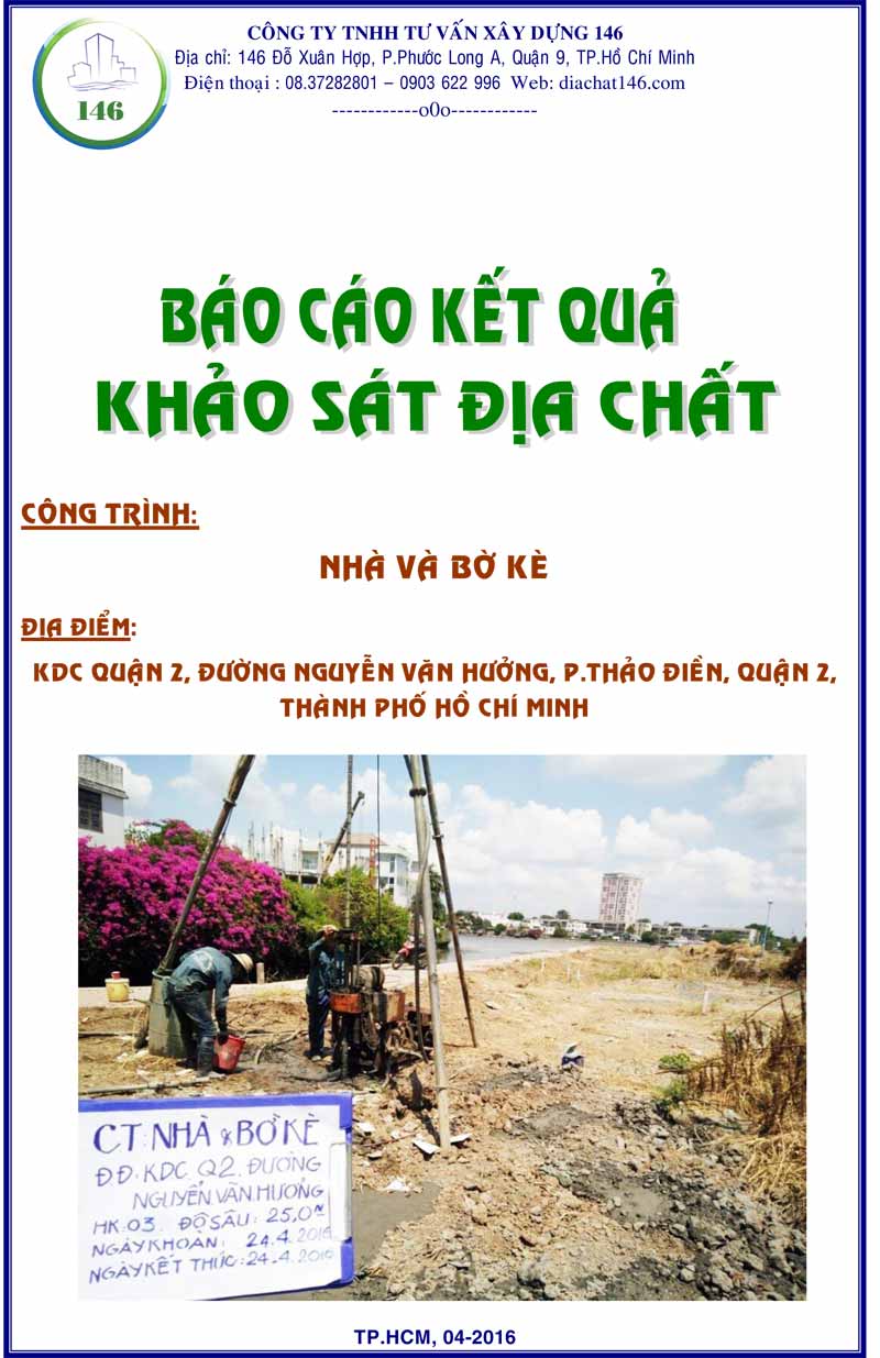 Báo Cáo Khảo Sát Xây Dựng Công Trình TÀi LiỆu XÂy DỰng