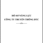 Mẫu hồ sơ năng lực công ty