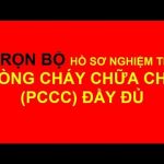 [Download] hồ sơ nghiệm thu PCCC đầy đủ