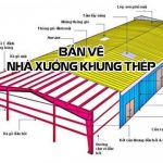 Bản vẽ Cad nhà xưởng Khung thép