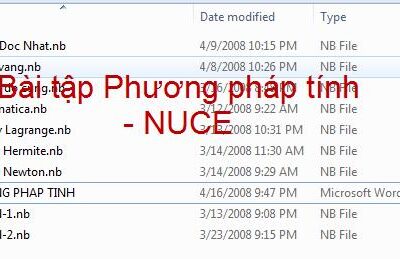 Phương pháp tính NUCE