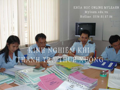 Kinh nghiệm thi cơ quan thuế xuống thanh tra