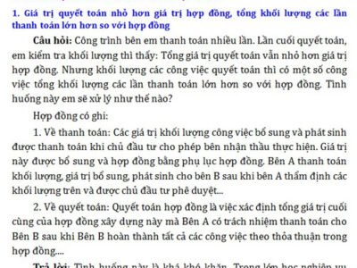 TUYỂN TẬP CÁC TÌNH HUỐNG THANH, QUYẾT TOÁN - Ths. Nguyễn Thế Anh