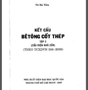 Kết cấu bê tông cốt thép tâp 2 - Võ Bá Tầm