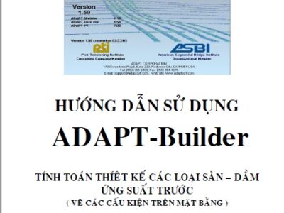 Tính toán thiết kế các loại sàn - dầm ứng suất trước || Hướng dẫn sử dụng ADAPT - Builder