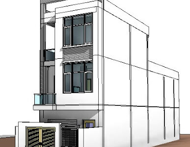 Tổng hợp các mẫu công trình trên phần mềm revit – MẪU 8