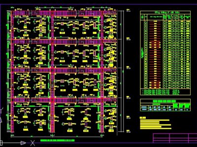 Đồ án bê tông 2 Bản vẽ + thuyết minh + Bảng tính các loại + Mô hình kết cấu sap2000