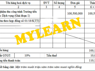 Lưu ý về xuất hóa đơn GTGT trong công ty xây dựng